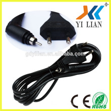 2pin eu plug 16A/250V electric welding machines VDE standard AC Europe power plug power cord for hair drier